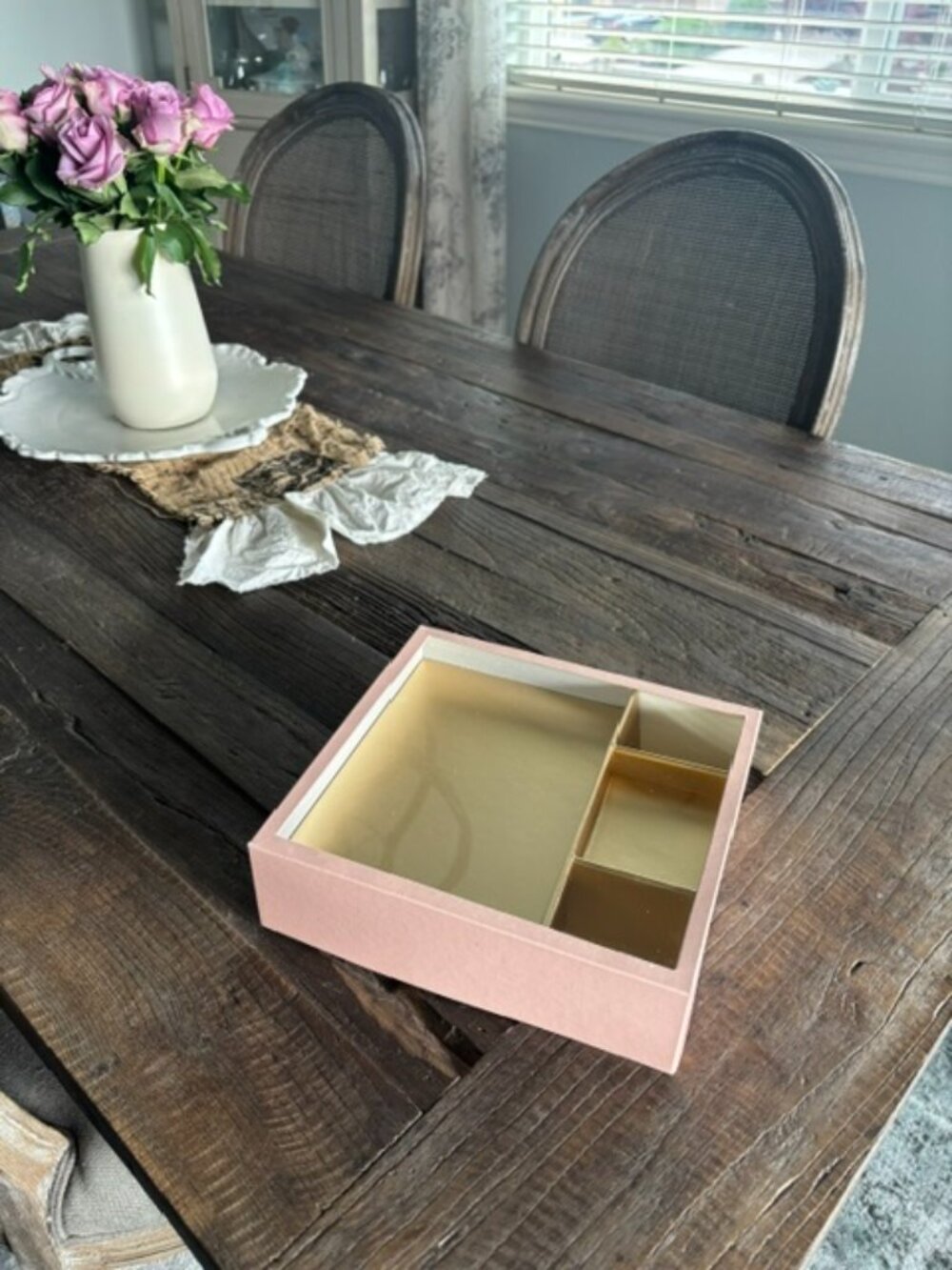 NEW Pink and Gold Decorative Gift Box - SALE!